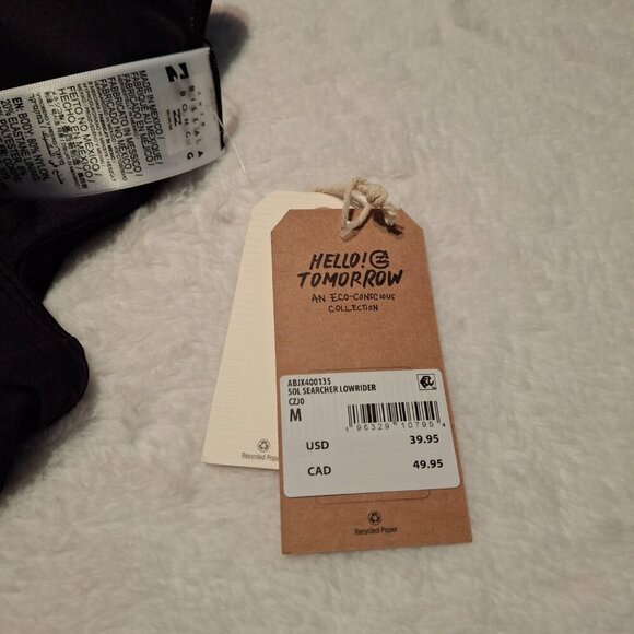 Billabong Sol Searcher Low Rider Bikini Bottom Sz M Sustainable Eco-Conscious - Picture 3 of 10
